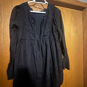 Free People Black Mini Dress